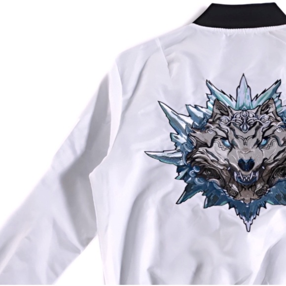 BIBISAMA • Chinese Zodiac Dog Bomber Otaku Streetwear Jacket - Picture 4 of 13